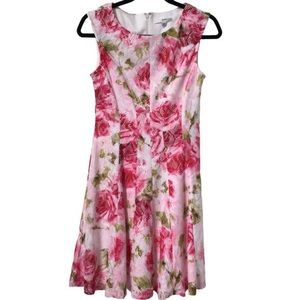Studio One NY Sleeveless Floral Midi Dress